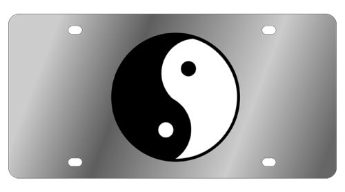 Lifestyle - SS Plate - Yin & Yang