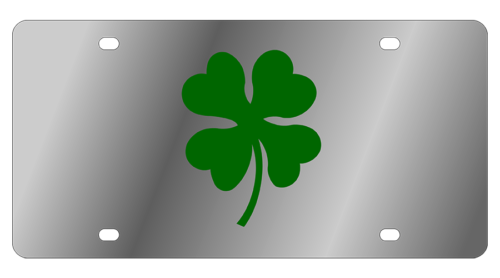 Lifestyle - SS Plate - Clover Leaf