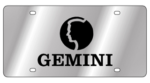 Zodiac - SS Plate - Gemini Logo / Word