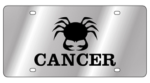 Zodiac - SS Plate - Cancer Logo / Word