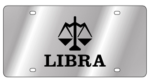 Zodiac - SS Plate - Libra Logo / Word