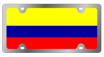 International Flag - SS Plate - Colombia