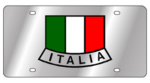 International Flag - SS Plate - Italy(Emblem)