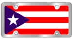 International Flag - SS Plate - Puerto Rico