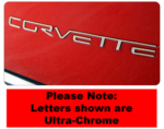 C6 Corvette (All Models) Rear Bumper Lettering Kit - EDI Series