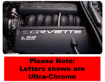 C6 Corvette LS2 - Fuel Rail Cover Lettering Kit - EDI Series