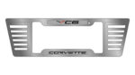 C6 Corvette Billet Style Acrylic Rear Louver Frame with Epoxy Inserts
