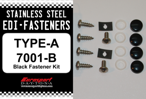 Stainless Steel Fasteners - EDI Fasteners - Type A (Black Shown)