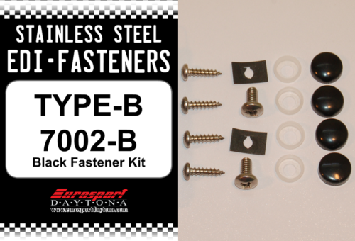 Stainless Steel Fasteners - EDI Fasteners - Type B (Black Shown)