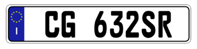 Italy - Authentic EEC -Euro-Plate™