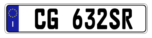 Italy - Authentic EEC -Euro-Plate™