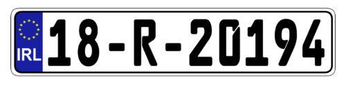 Ireland - Authentic EEC -Euro-Plate™