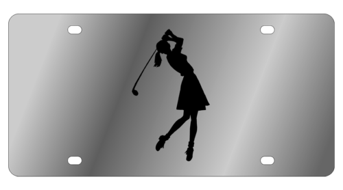 Lifestyle - SS Plate - Golf Woman