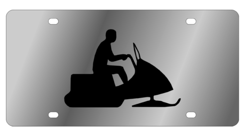 Lifestyle - SS Plate - Snowmobile