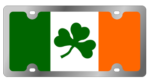 International Flag - Stainless Steel License Plate - Ireland