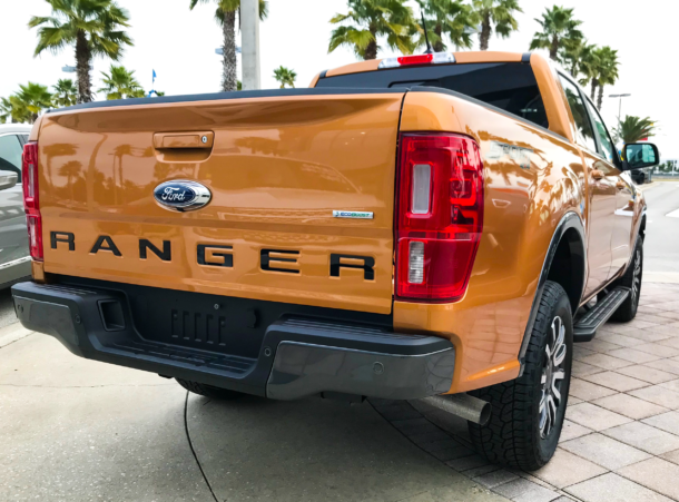 Rear Bumper Letters 2019 Ford Ranger- Choose Color - Plates, Frames and