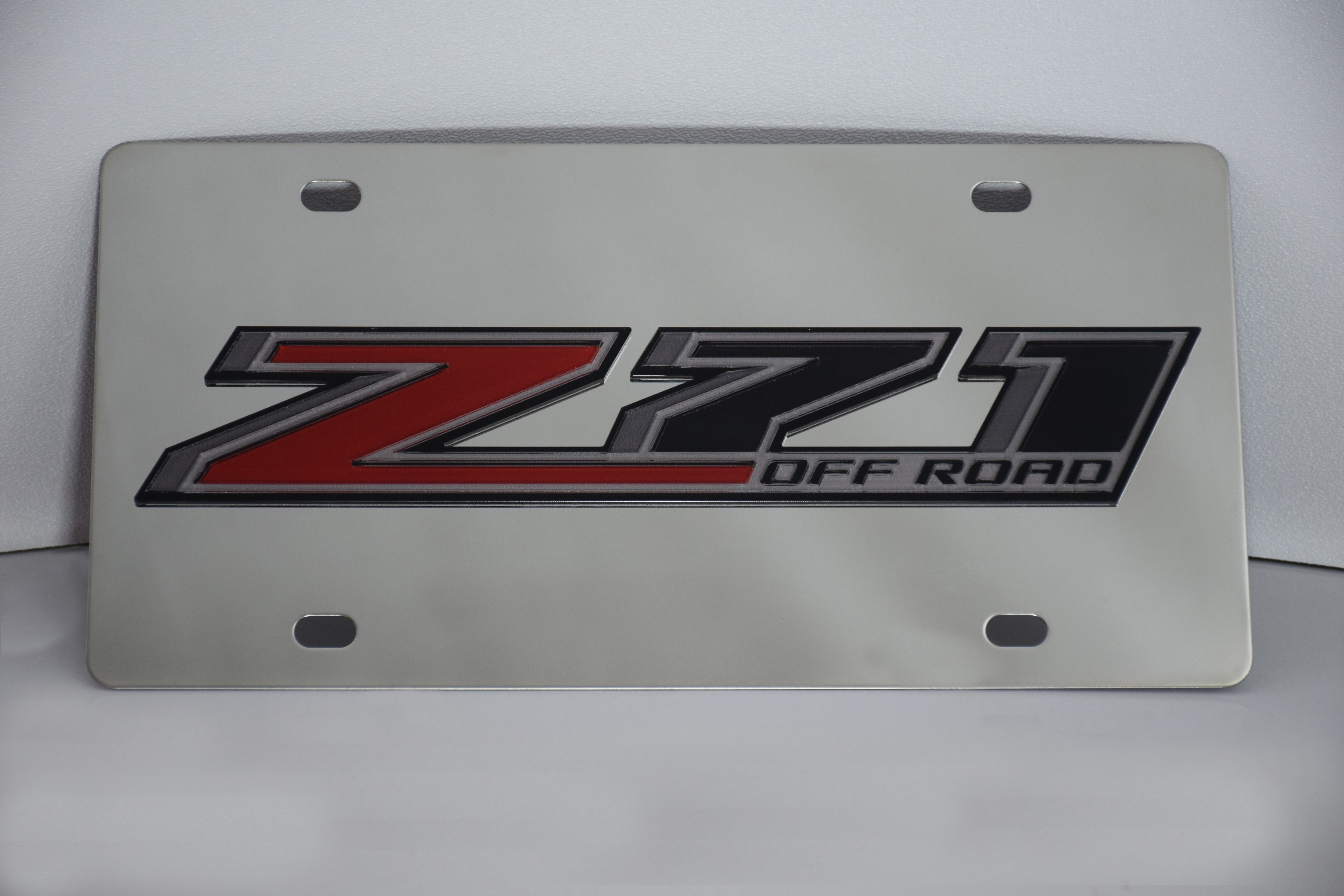 Stainless Steel Plate- Chevrolet Z71 Offroad Badge - Plates