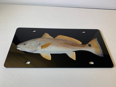 Redfish License Plate