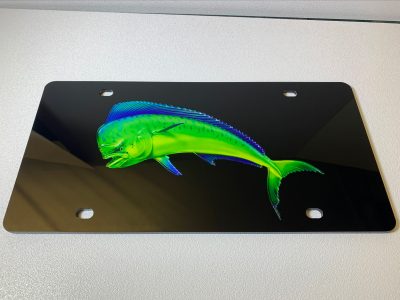 Mahi-Mahi License Plate