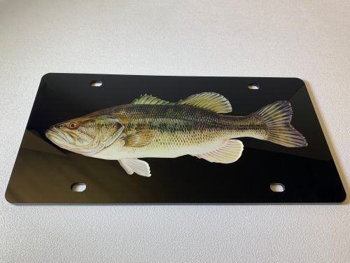 Largemouth Bass License Plate