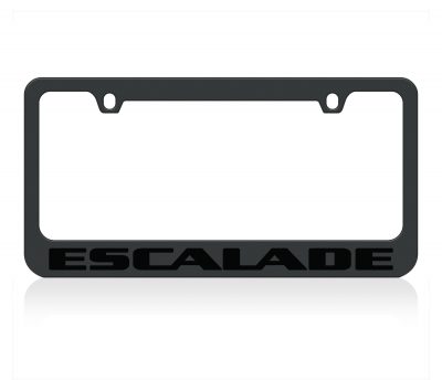 Cadillac Escalade Black License Plate Frame