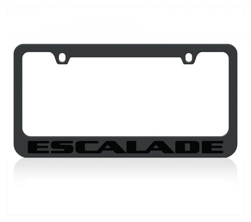 Cadillac Escalade Black License Plate Frame