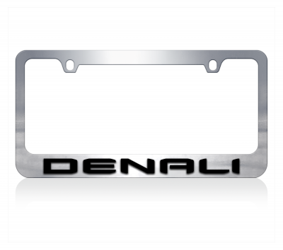 Chrome License Plate Frame- GMC Denali