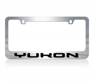 Chrome License Plate Frame- GMC Yukon