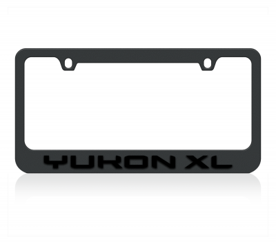 Black License Plate Frame- Yukon XL