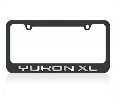 Black License Plate Frame- Yukon XL