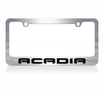 Chrome License Plate Frame- GMC Acadia