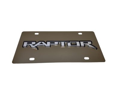 Ford Raptor Stainless Steel License Plate