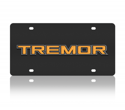 Carbon Steel License Plate- Ford Tremor