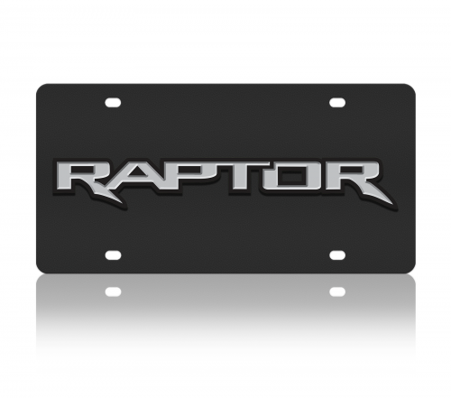 Ford Raptor Carbon Steel License Plate