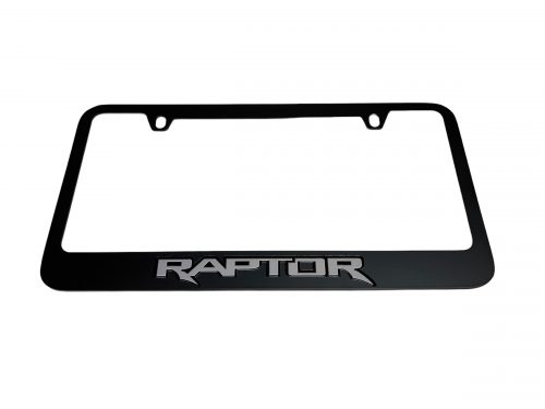 Ford Raptor Black License Plate Frame