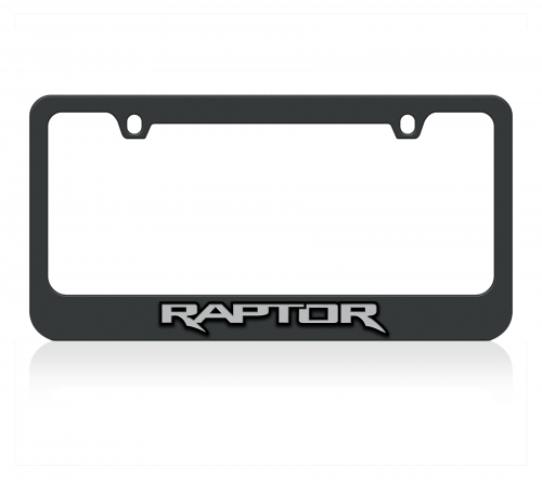 Ford Raptor Black License Plate Frame