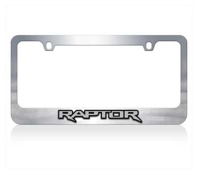 Ford Raptor Chrome License Plate Frame